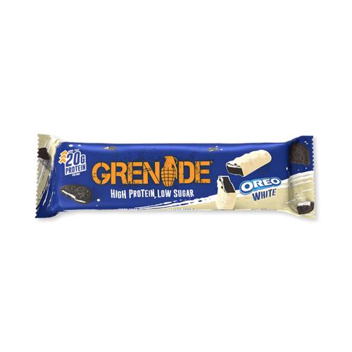 Grenade Protein Bar OREO White 60g – λευκό φόντο