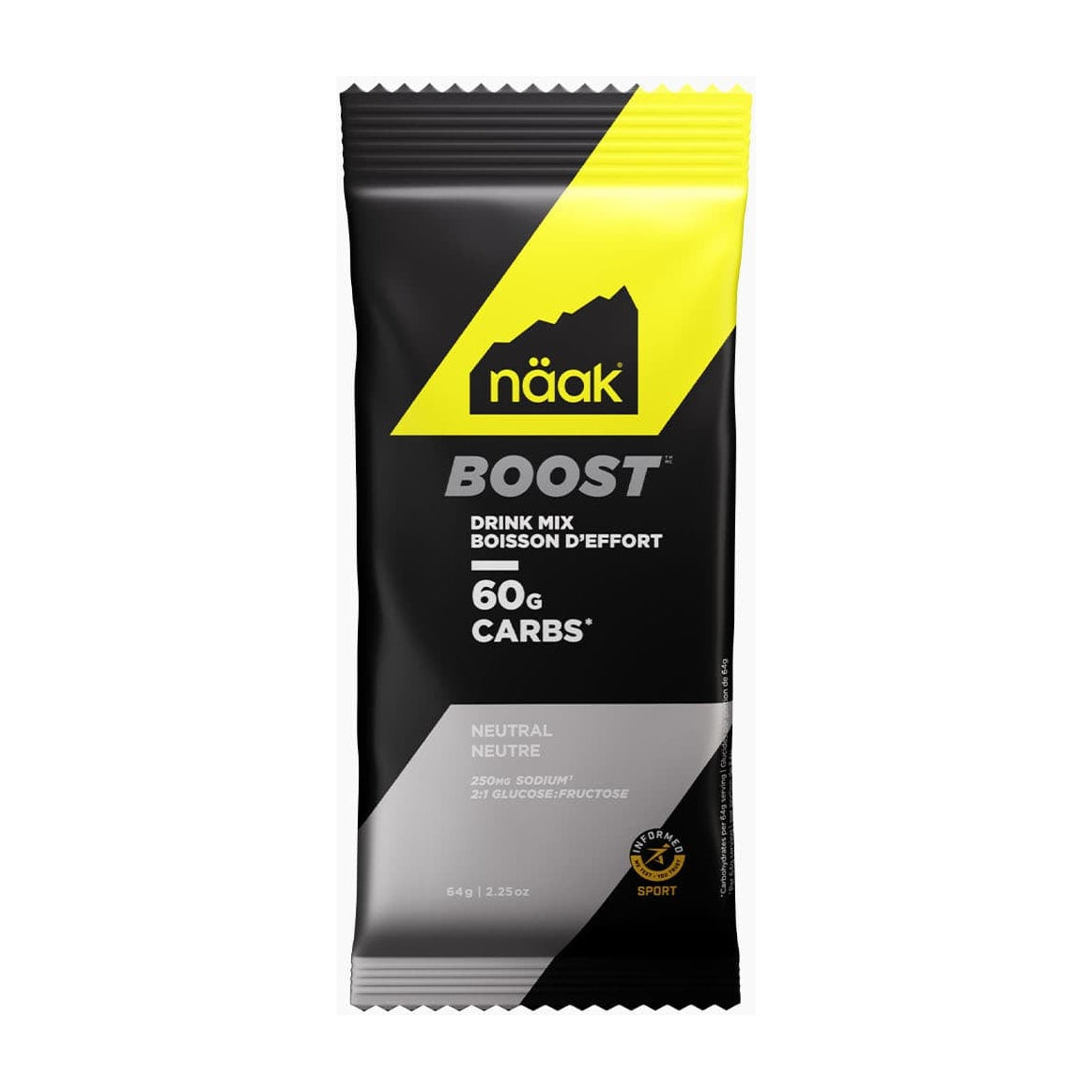 Naak Boost Drink Mix Boisson D' Effort 64gr Unflavoured - Nutrition Planet