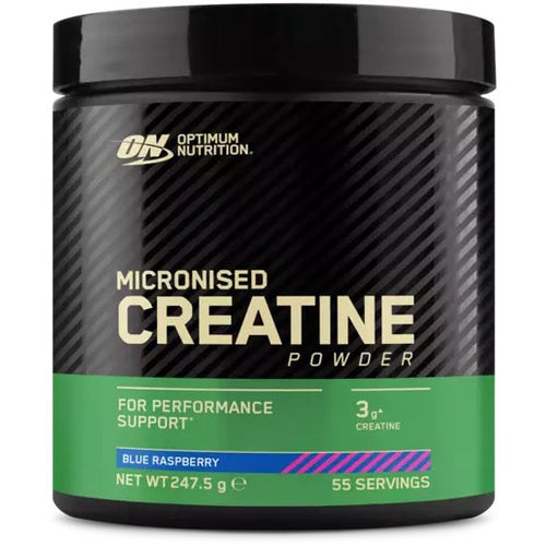 Optimum Nutrition Micronised Creatine Powder Blue Raspberry 247.5g