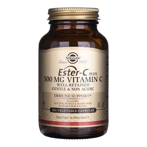 Solgar Ester-C Plus Vitamin C 500mg 100 Φυτικές Κάψουλες