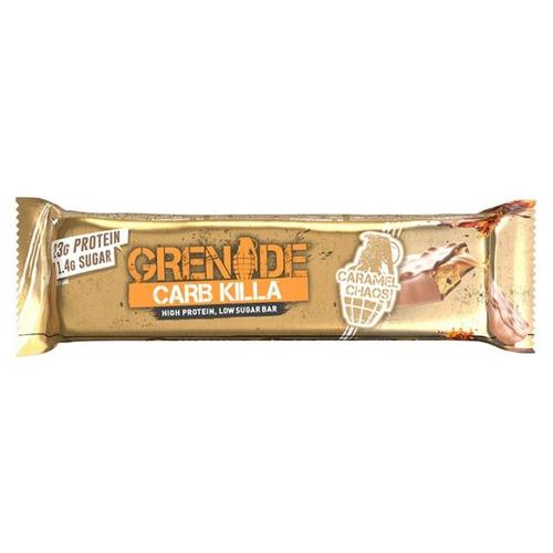 Grenade Protein Bar Caramel Chaos 60g – λευκό φόντο