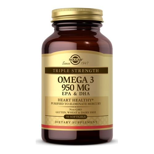 Solgar Triple Strength Omega-3 950mg 50 Softgels